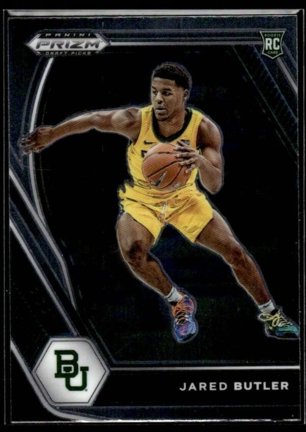 _10 2021 Panini Prizm Draft Picks Baylor Bears #30 Jared Butler RC Rookie