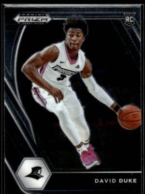 2021 Panini Prizm Draft Picks Providence Friars #44 David Duke Jr. RC Rookie