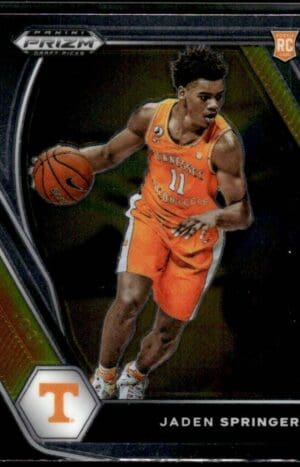 2021 Panini Prizm Draft Picks Tennessee Volunteers #19 Jaden Springer RC Rookie