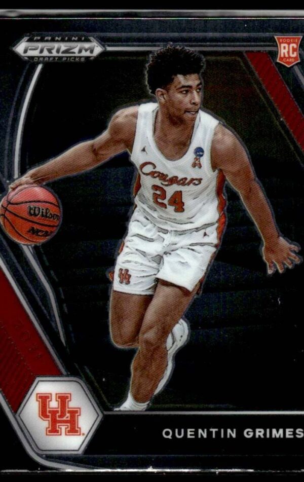 2021 Panini Prizm Draft Picks Houston Cougars #46 Quentin Grimes RC Rookie