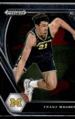 2021 Panini Prizm Draft Picks Michigan Wolverines #9 Franz Wagner RC Rookie