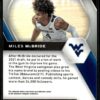 2021 Prizm Draft Picks West Virginia Mountaineers #32 Miles McBride RC