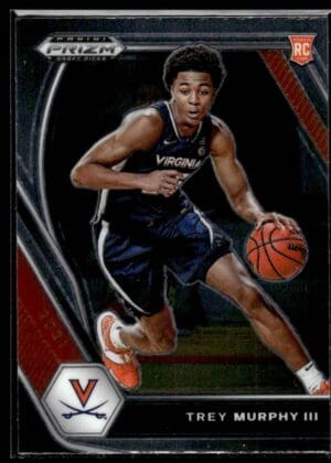 2021 Panini Prizm Draft Picks Virginia Cavaliers #40 Trey Murphy III RC Rookie