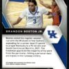 2021 Panini Prizm Draft Picks Kentucky Wildcats #24 Brandon Boston Jr. RC Rookie