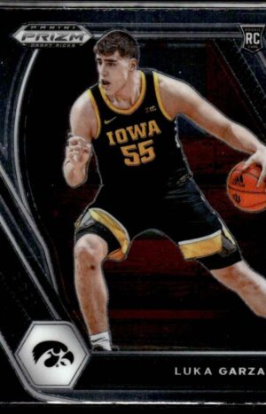 2021 Panini Prizm Draft Picks Iowa Hawkeyes #51 Luka Garza RC Rookie