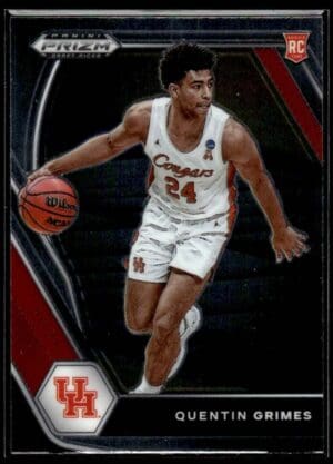 2021 Panini Prizm Draft Picks Houston Cougars #46 Quentin Grimes RC Rookie