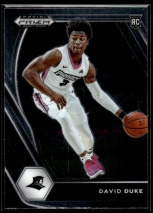 2021 Panini Prizm Draft Picks Providence Friars #44 David Duke Jr. RC Rookie