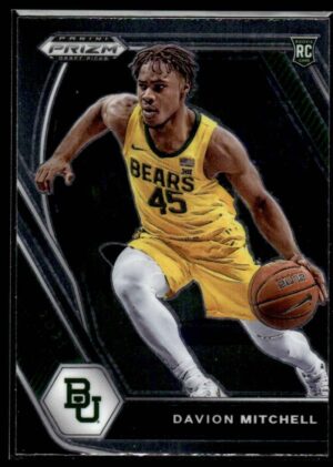 2021 Panini Prizm Draft Picks Baylor Bears #13 Davion Mitchell RC Rookie