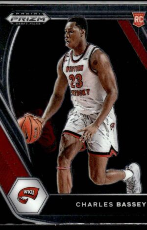 2021 Prizm Draft Picks Western Kentucky Hilltoppers #45 Charles Bassey RC