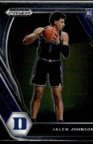 2021 Panini Prizm Draft Picks Duke Blue Devils #10 Jalen Johnson RC Rookie