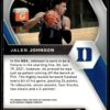 2021 Panini Prizm Draft Picks Duke Blue Devils #10 Jalen Johnson RC Rookie