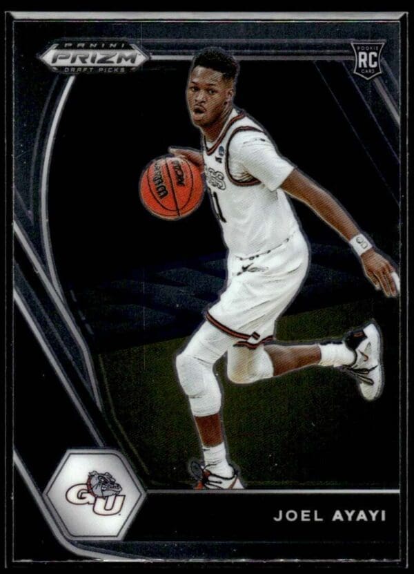 _10 2021 Panini Prizm Draft Picks Gonzaga Bulldogs #29 Joel Ayayi RC Rookie