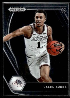 2021 Panini Prizm Draft Picks Gonzaga Bulldogs #3 Jalen Suggs RC Rookie
