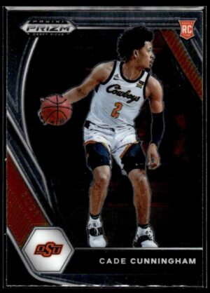 2021 Panini Prizm Draft Picks OSU #1 Cade Cunningham RC Rookie