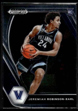 2021 Panini Prizm Draft Picks Villanova Wildcats #43 Jeremiah Robinson-Earl RC