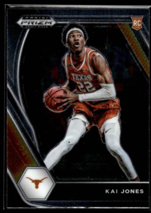 2021 Panini Prizm Draft Picks Texas Longhorns #14 Kai Jones RC Rookie