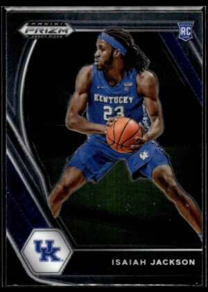 2021 Panini Prizm Draft Picks Kentucky Wildcats #16 Isaiah Jackson RC Rookie
