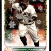 2022 Topps Holiday San Francisco Giants #HW35 Brandon Crawford