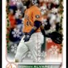 2022 Topps Holiday Houston Astros #HW183 Yordan Alvarez
