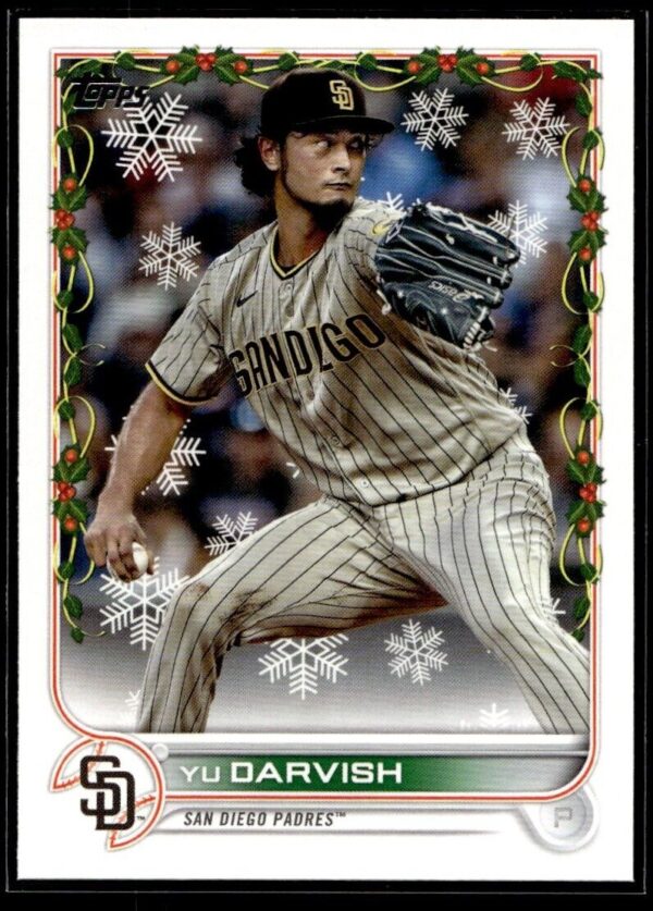 2022 Topps Holiday San Diego Padres #HW182 Yu Darvish