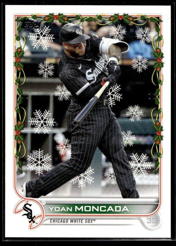 _10 2022 Topps Holiday Chicago White Sox #HW47 Yoan Moncada