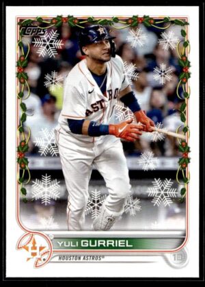 2022 Topps Holiday Houston Astros #HW4 Yuli Gurriel