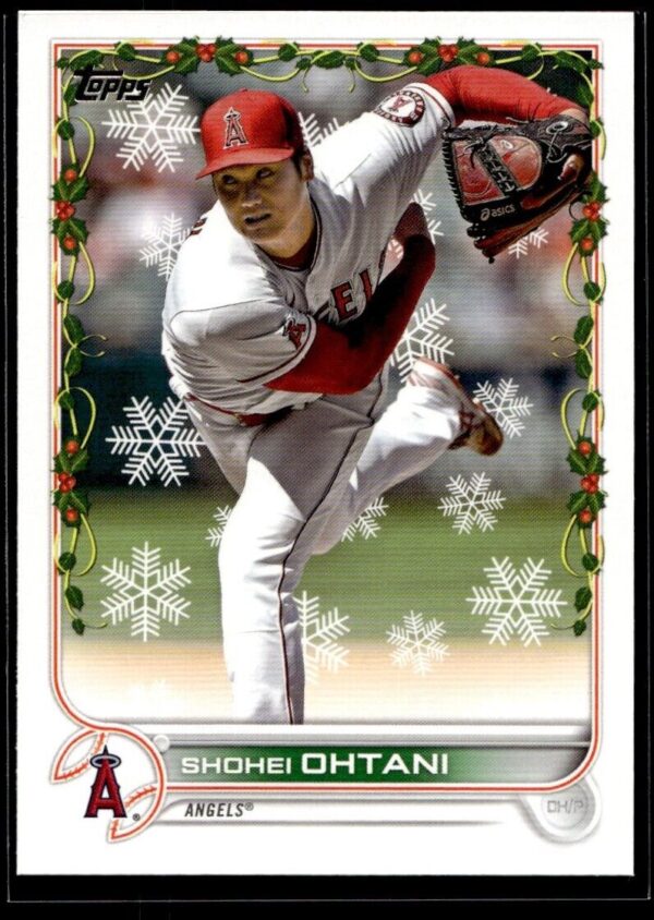 2022 Topps Holiday Los Angeles Angels #HW100 Shohei Ohtani