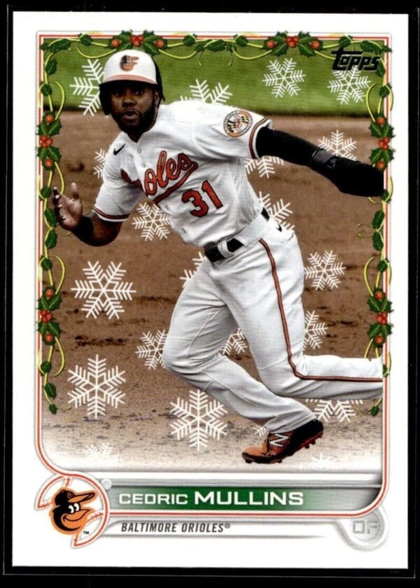 2022 Topps Holiday Baltimore Orioles #HW86 Cedric Mullins