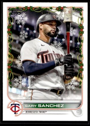 2022 Topps Holiday Minnesota Twins #HW119 Gary Sanchez