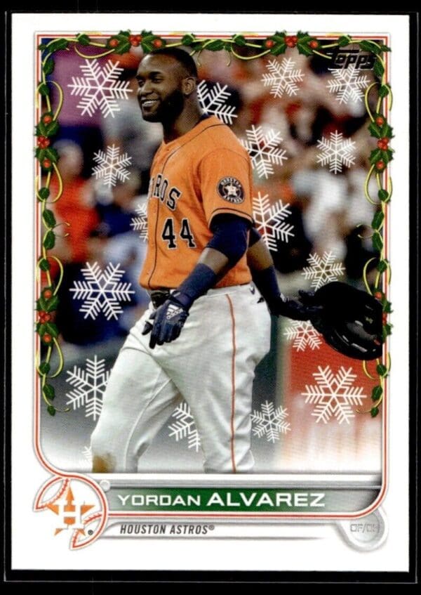 2022 Topps Holiday Houston Astros #HW183 Yordan Alvarez