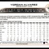 2022 Topps Holiday Houston Astros #HW183 Yordan Alvarez