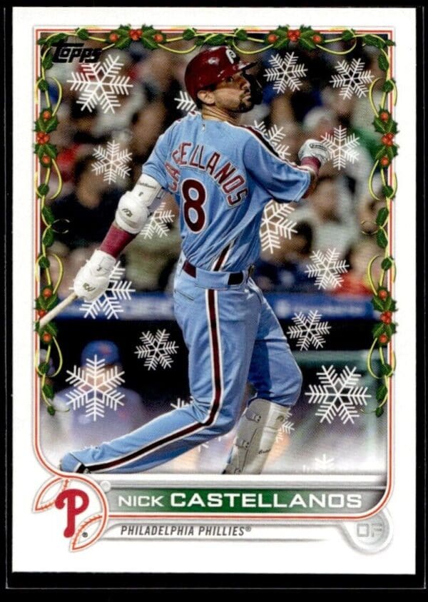2022 Topps Holiday Philadelphia Phillies #HW63 Nick Castellanos
