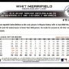 2022 Topps Holiday Toronto Blue Jays #HW125 Whit Merrifield