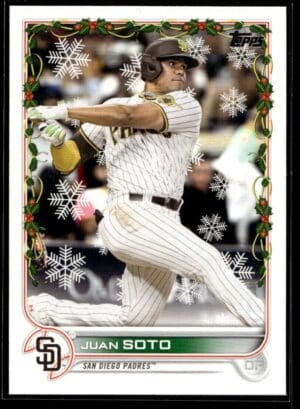 _10 2022 Topps Holiday San Diego Padres #HW55 Juan Soto