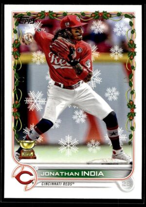 2022 Topps Holiday Cincinnati Reds #HW167 Jonathan India