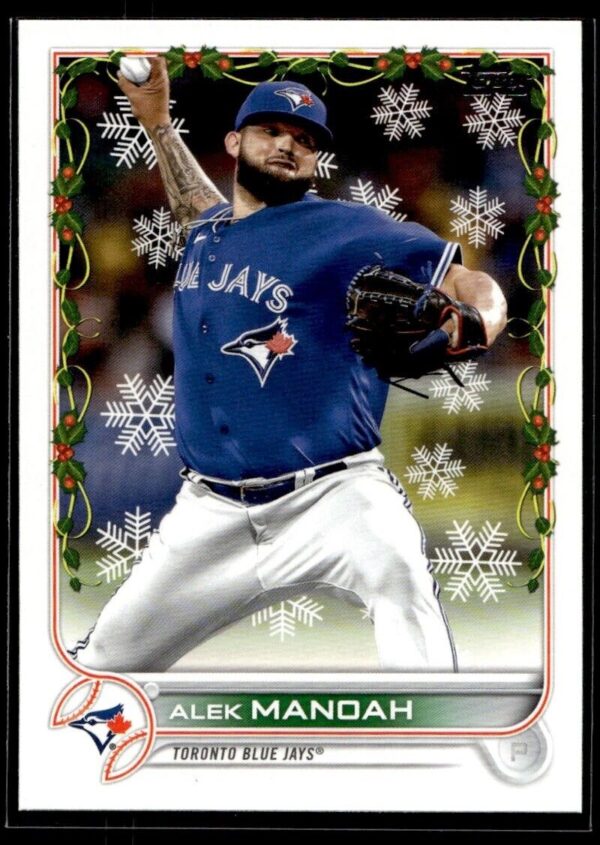 2022 Topps Holiday Toronto Blue Jays #HW71 Alek Manoah