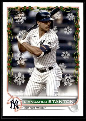 2022 Topps Holiday New York Yankees #HW102 Giancarlo Stanton