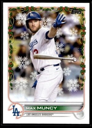 2022 Topps Holiday Los Angeles Dodgers #HW199 Max Muncy