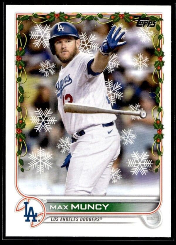 2022 Topps Holiday Los Angeles Dodgers #HW199 Max Muncy