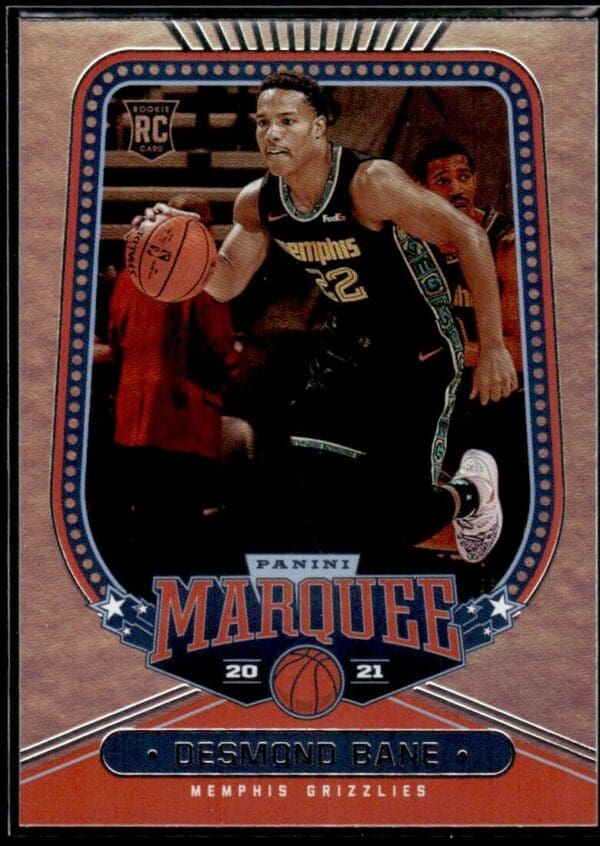 2020 Panini Chronicles Marquee Memphis Grizzlies #245 Desmond Bane RC Rookie