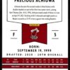 2020 Panini Chronicles Miami Heat #132 Precious Achiuwa