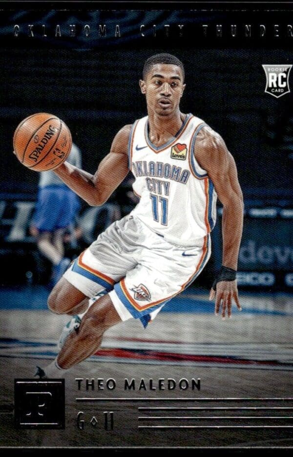 _10 2020 Panini Chronicles Oklahoma City Thunder #128 Theo Maledon