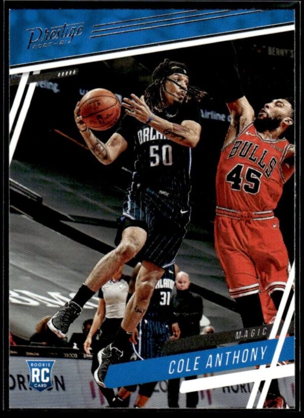 _10 2020 Panini Chronicles Prestige Orlando Magic #61 Cole Anthony