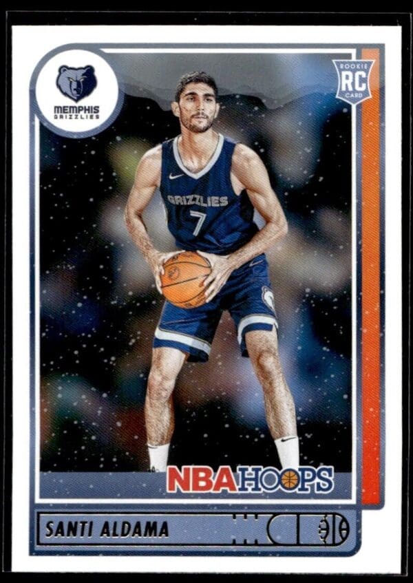 2021 NBA Hoops Winter Edition Memphis Grizzlies #207 Santi Aldama RC Rookie