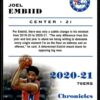 2020 Panini Chronicles Philadelphia 76ers #13 Joel Embiid