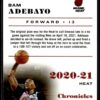 2020 Panini Chronicles Miami Heat #23 Bam Adebayo