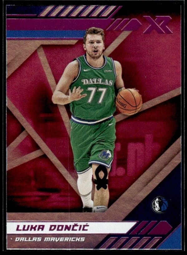_10 2020 Panini Chronicles XR Dallas Mavericks #300 Luka Doncic Pink