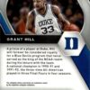 2021-22 Panini Prizm Draft Picks Grant Hill Duke Blue Devils #90