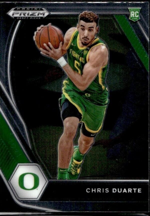 2021-22 Panini Prizm Draft Picks Chris Duarte Oregon Ducks #23