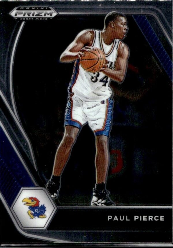 _10 2021-22 Panini Prizm Draft Picks Paul Pierce Kansas Jayhawks #89